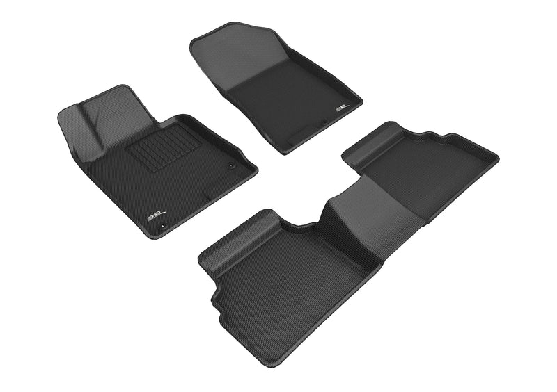 3D MAXpider Floor Mat For KIA K5 FWD 2021-2024 KAGU BLACK R1 R23D MAXpider