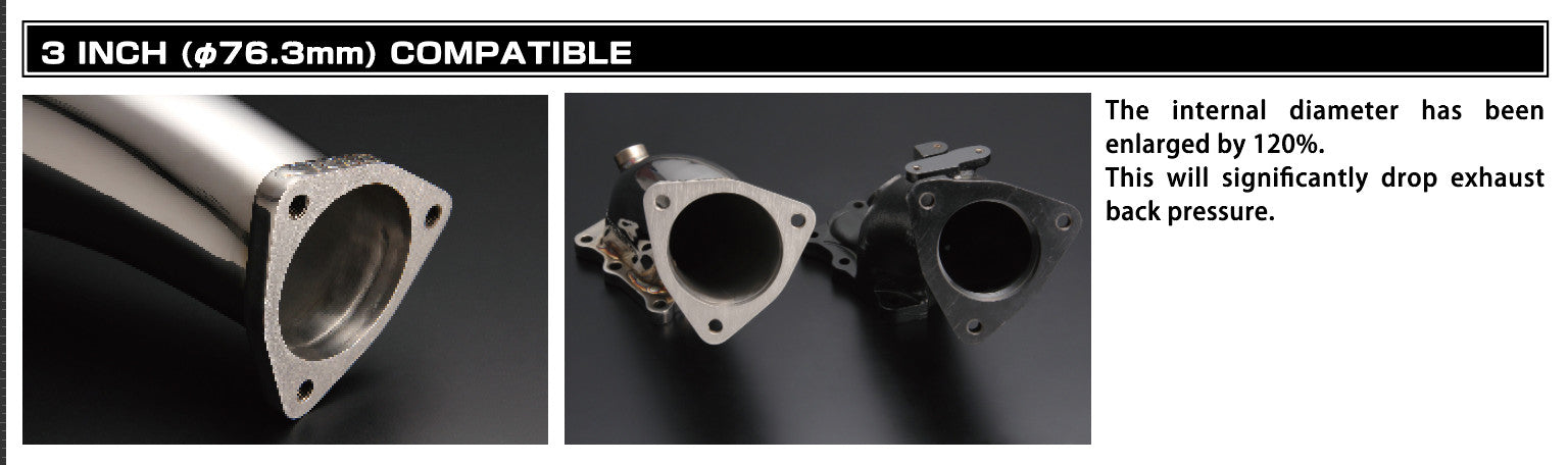 Tomei Expreme SUS Turbine Outlet Pipe Kit For RB20DET Skyline