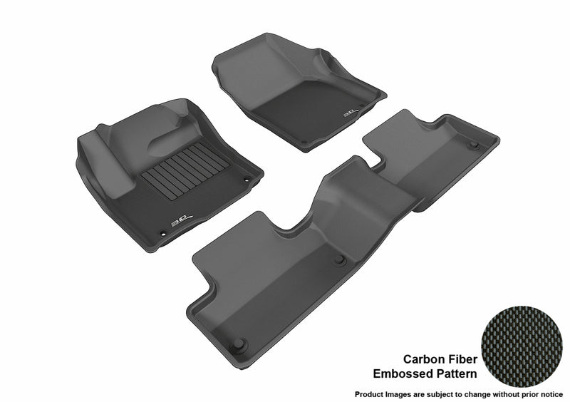 3D MAXpider Floor Mat For LAND ROVER RANGE ROVER EVOQUE 2014-2019 KAGU BLACK R1 R23D MAXpider