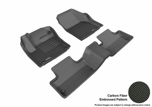 3D MAXpider Floor Mat For LAND ROVER RANGE ROVER EVOQUE 2014-2019 KAGU BLACK R1 R23D MAXpider