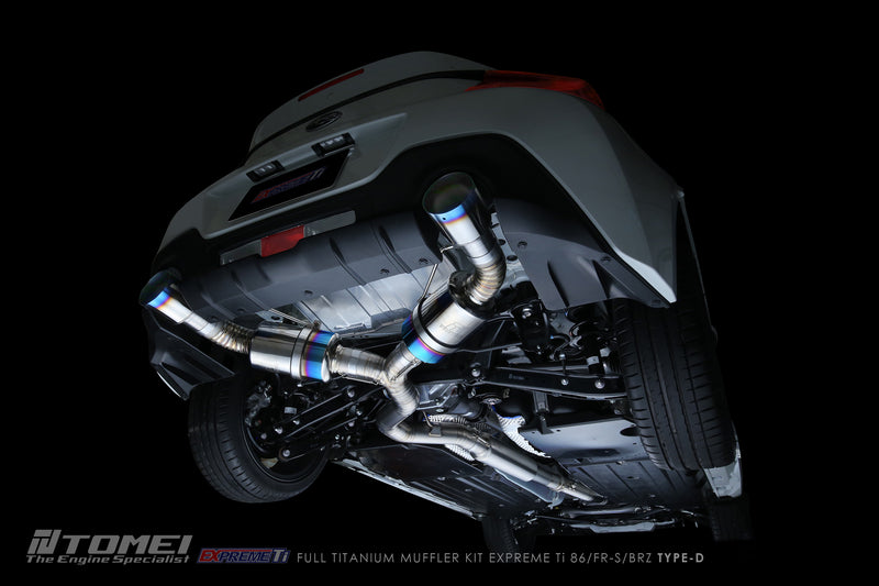 Tomei Expreme Titanium Exhaust System Type-D Dual For 2022+ GR86 / BRZ - ZN8 / ZD8