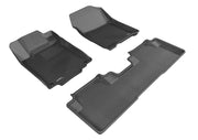 3D MAXpider Floor Mat For HONDA CR-V 2012-2016 KAGU BLACK R1 R23D MAXpider