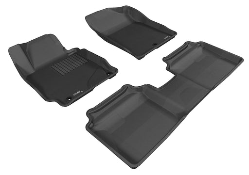 3D MAXpider Floor Mat For HYUNDAI ELANTRA SEDAN 2011-2013 / ELANTRA COUPE 2013 KAGU BLACK R1 R23D MAXpider