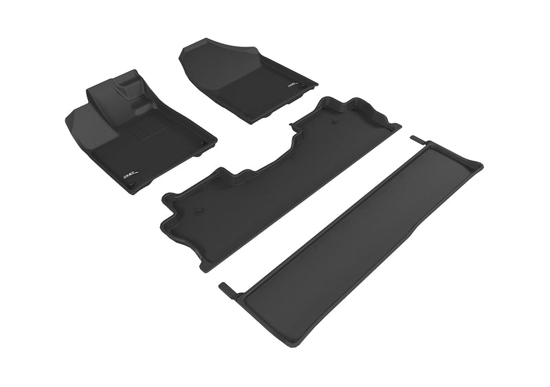 3D MAXpider Floor Mat For HONDA RIDGELINE 2017-2024 KAGU BLACK R1 R2 R33D MAXpider