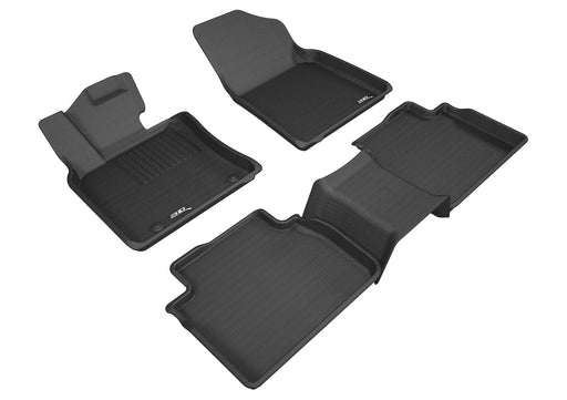 3D MAXpider Floor Mat For TOYOTA CAMRY FWD (GASOLINE/HYBRID) 2018-2024 KAGU BLACK R1 R23D MAXpider