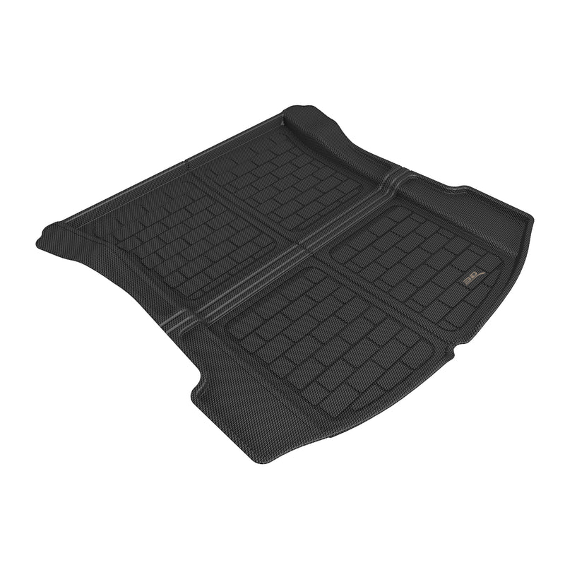 3D MAXpider Cargo Mat For TESLA MODEL 3 2021-2023 KAGU BLACK REAR CROSS FOLD CARGO LINER3D MAXpider