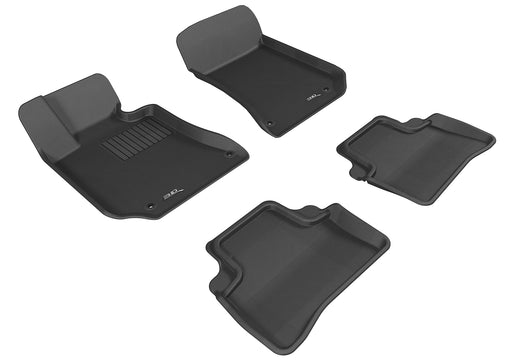 3D MAXpider Floor Mat For MERCEDES-BENZ CLS-CLASS/CLS 63 AMG COUPE (W218) 2014-2018 / E-CLASS/E63 AMG SEDAN (W212) 2014-2016 KAGU BLACK R1 R23D MAXpider