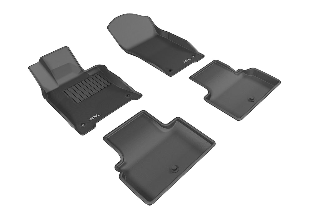 3D Floor Mat For INFINITI Q50 2014-2017 KAGU BLACK R1 R23D Maxpider
