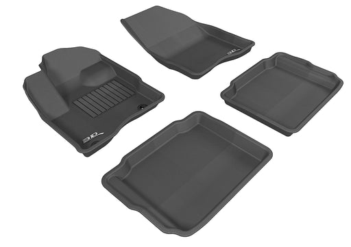 3D MAXpider Floor Mat For FORD TAURUS 2010-2019 KAGU BLACK R1 R2 (POST)3D MAXpider