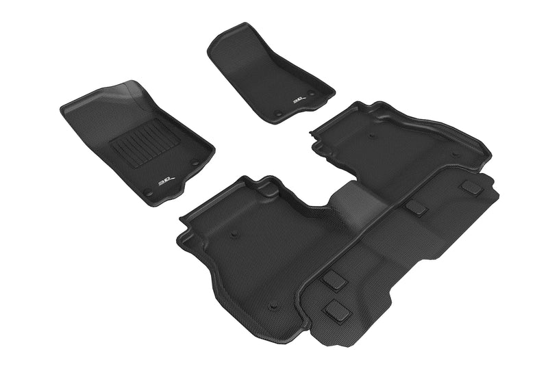 3D MAXpider Floor Mat For JEEP GLADIATOR JT 2020-2024 KAGU BLACK R1 R23D MAXpider