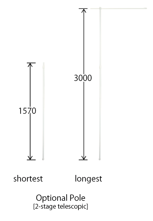 Tomei USA Nobori Flag Telescopic Pole