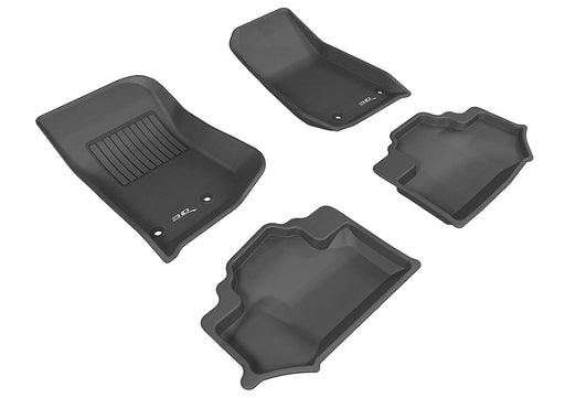 3D MAXpider Floor Mat For JEEP WRANGLER JK 2-DOOR 2014-2018 KAGU BLACK R1 R23D MAXpider