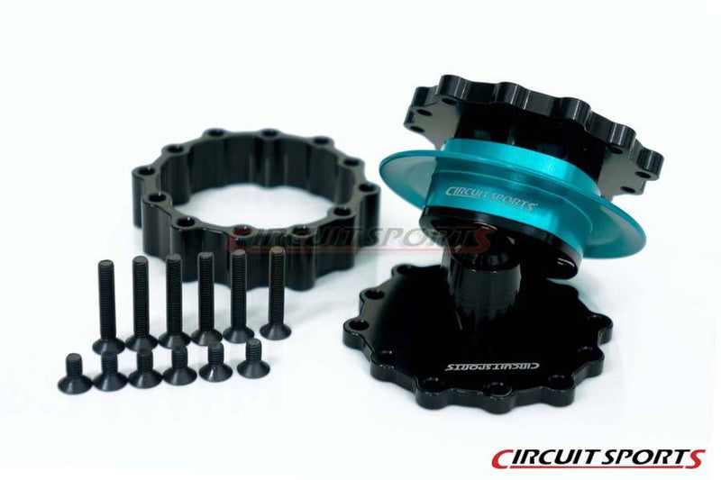 Circuit Sports Steering Wheel Quick Release Kit Ver. 3 - 47mm - Teal/Black
