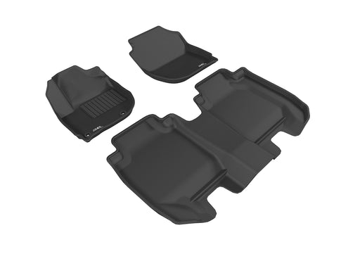 3D MAXpider Floor Mat For HONDA HR-V 2016-2022 KAGU BLACK R1 R23D MAXpider