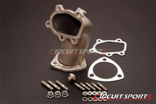 Circuit Sports Casted Stainless Turbo Elbow for Nissan SR20DET S13/180SX - T25 Turbo