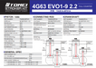 Tomei 2.2L Full Counterweight Stroker Kit For Mitsubishi EVO 1-9 4G63Tomei USA