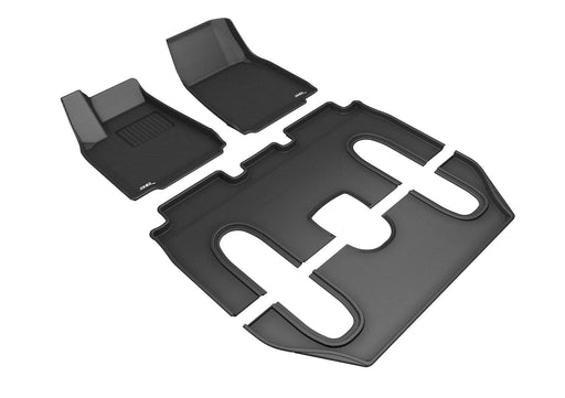 3D MAXpider Floor Mat For TESLA MODEL X 6-SEAT WITH CENTER CONSOLE 2016-2019 KAGU BLACK R1 R2 R33D MAXpider