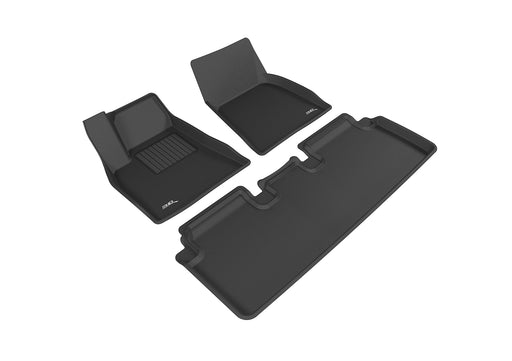 3D MAXpider Floor Mat For TESLA MODEL S 2012-2014 KAGU BLACK R1 R23D MAXpider