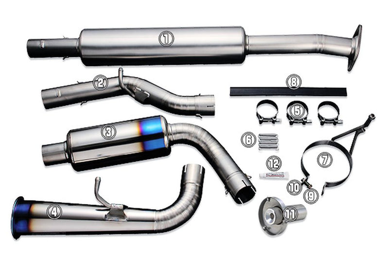 Tomei Ti Exhaust Replacement Part for 12-20 FRS/BRZ/86 TB6090-SB03A Type-60S - Tail Pipe #4