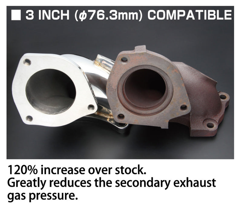Tomei Expreme SUS Turbine Outlet Pipe Kit For 1JZ-GTE Single Turbo