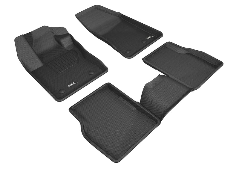 3D MAXpider Floor Mat For JEEP COMPASS 2017-2024 KAGU BLACK R1 R23D MAXpider