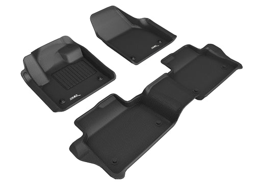3D MAXpider Floor Mat For LAND ROVER DISCOVERY SPORT 5-SEAT 2020-2024 KAGU BLACK R1 R23D MAXpider