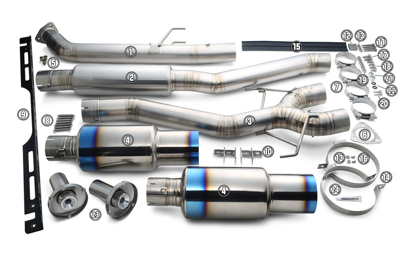 Tomei Ti Exhaust Replacement Part for 17-21 Civic Type-R FK8 TB6090-HN06C Type D - Muffler Bracket B Bolt L25 #17