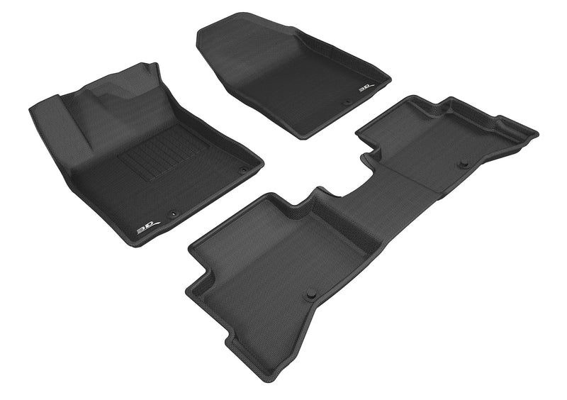 3D MAXpider Floor Mat For KIA NIRO 2017-2022 KAGU BLACK R1 R23D MAXpider