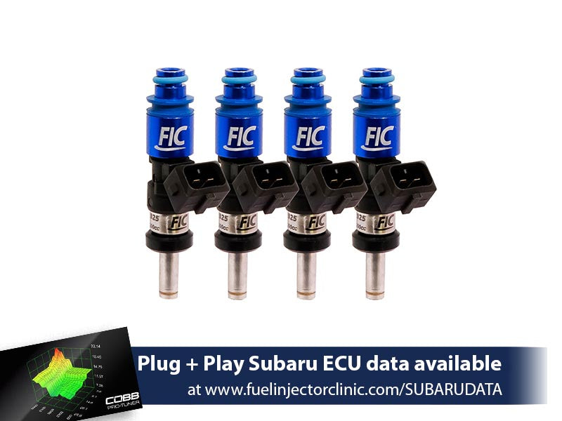 1200cc Fuel Injector Clinic Injector Set For 2002-21 WRX / WRX STI - EJ20 / EJ25 (High-Z)