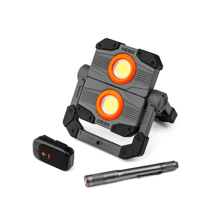 NEBO Light-N-Go Kit / Pen Light, Work Light and Wireless Speaker Combo