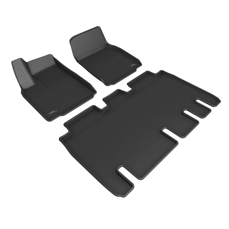 3D MAXpider Floor Mat For TESLA MODEL X 5-SEAT 2022-2024 KAGU BLACK R1 R23D MAXpider