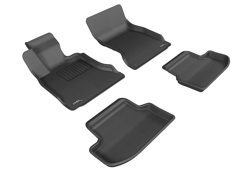 3D MAXpider Floor Mat For BMW 5 SERIES SEDAN (F10) RWD 2015-2016 KAGU BLACK R1 R23D MAXpider