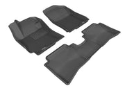 3D MAXpider Floor Mat For HYUNDAI ACCENT 2012-2017 KAGU BLACK R1 R2 (US ONLY)3D MAXpider