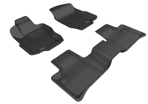 3D MAXpider Floor Mat For MERCEDES-BENZ ML-CLASS (W164) 2006-2011 / ML63 AMG (W164) 2007-2011 KAGU BLACK R1 R23D MAXpider