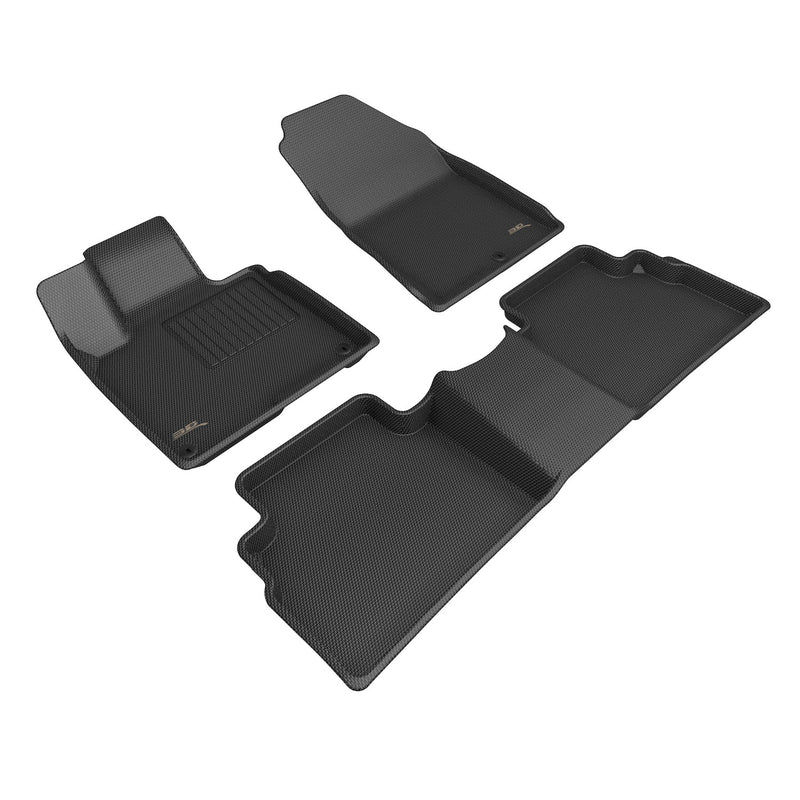 3D MAXpider Floor Mat For KIA SPORTAGE AWD GASOLINE 2023-2024 KAGU BLACK R1 R23D MAXpider