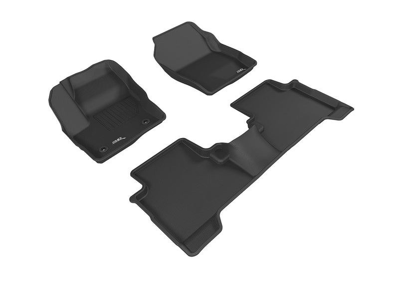 3D MAXpider Floor Mat For FORD ESCAPE 2015-2019 KAGU BLACK R1 R23D MAXpider