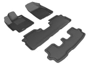 3D MAXpider Floor Mat For TOYOTA HIGHLANDER 2008-2013 GAS KAGU BLACK R1 R2 R33D MAXpider
