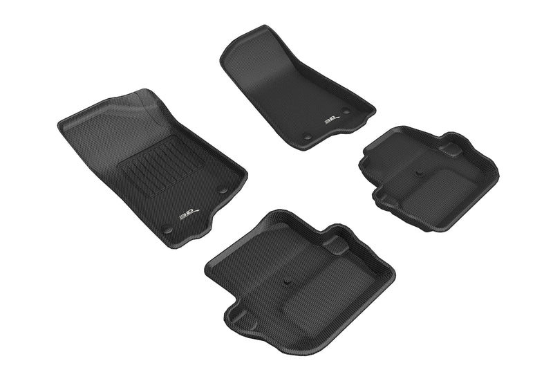 3D MAXpider Floor Mat For JEEP WRANGLER SPORT (JL) 2018-2024 KAGU BLACK R1 R23D MAXpider