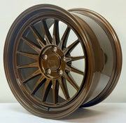 Symmetry Forged Wheels - SF-11 - Gloss Bronze showcasing a full forged design and sleek gloss finish.