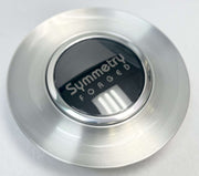 Symmetry Forged Wheels - SF-05 - Brushed Clear center cap showcasing the brand logo.