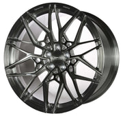 Symmetry Forged Wheels - SF-01- Brushed Tinted showcasing a full forged design with a sleek brushed tinted finish.