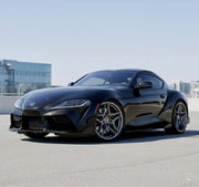 Symmetry Forged Wheels - SF-02 - Black Machine Dark Tint on a Toyota GR Supra.