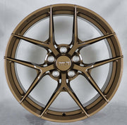 Symmetry Forged Wheels - SF-07 - Gloss Bronze showcasing its full forged construction and sleek design.