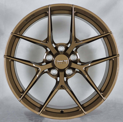 Symmetry Forged Wheels - SF-07 - Gloss Bronze showcasing its full forged construction and sleek design.