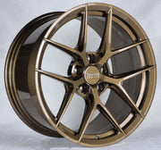 Symmetry Forged Wheels - SF-07 - Gloss Bronze showcasing full forged construction and stylish design.
