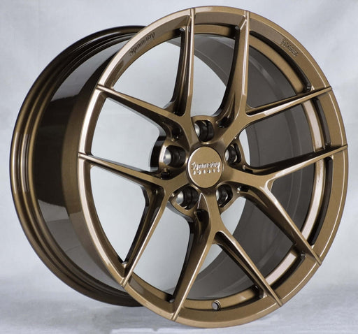 Symmetry Forged Wheels - SF-07 - Gloss Bronze showcasing full forged construction and stylish design.
