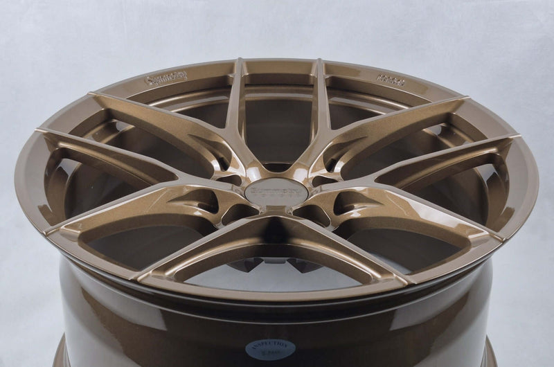 Symmetry Forged Wheels - SF-07 - Gloss Bronze high-quality full forged wheel with a stylish design.