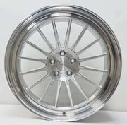 Symmetry Forged Wheels - SF-11 - Brushed Clear/Polished Lip displayed on a neutral background.