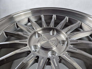 Symmetry Forged Wheels - SF-11 - Black Machine Dark Tint close-up view showcasing the intricate design and finish.