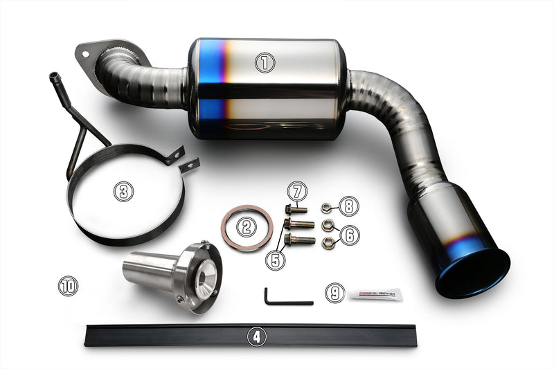 Miata MX-5 NC / Tomei Ti Muffler Kit Repair Parts / TB6090-MZ03A